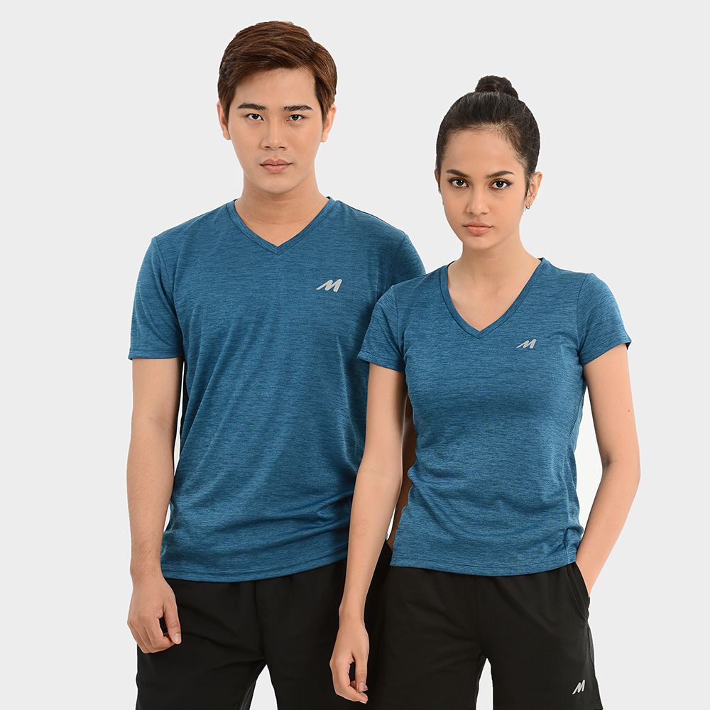 Áo thun Thể Thao CỔ TIM RÃ COUPLE STS 6009