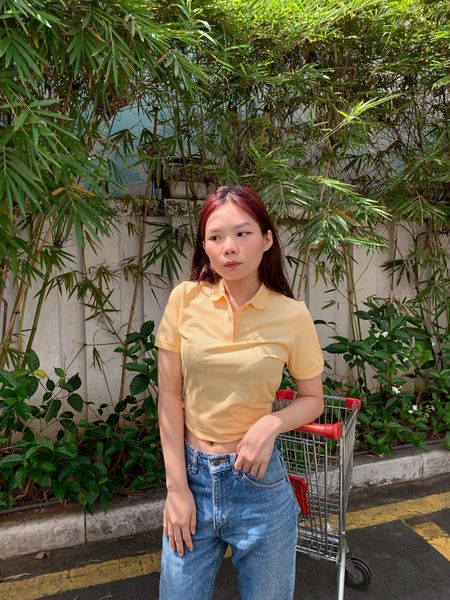 Áo Polo Nữ Slim Fit Bo Dệt Gân WPO 2017