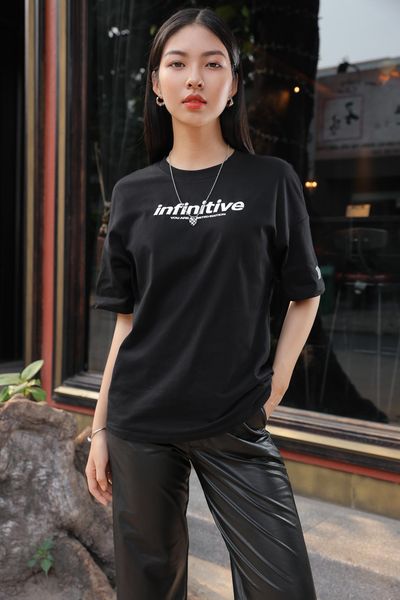Áo Thun Nữ Relax In Typo Infinitive WTS 2235