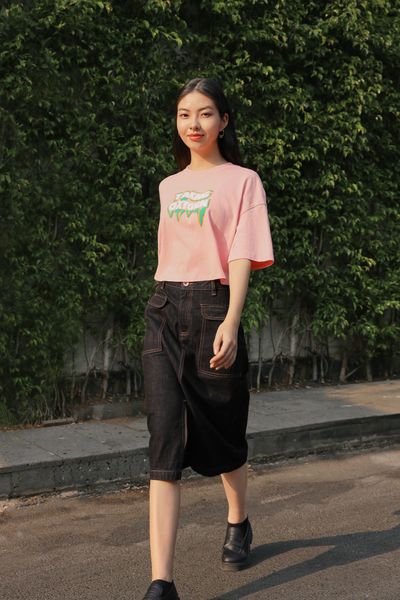 Áo Thun Nữ Croptop Taking Oxygen WTS 2257