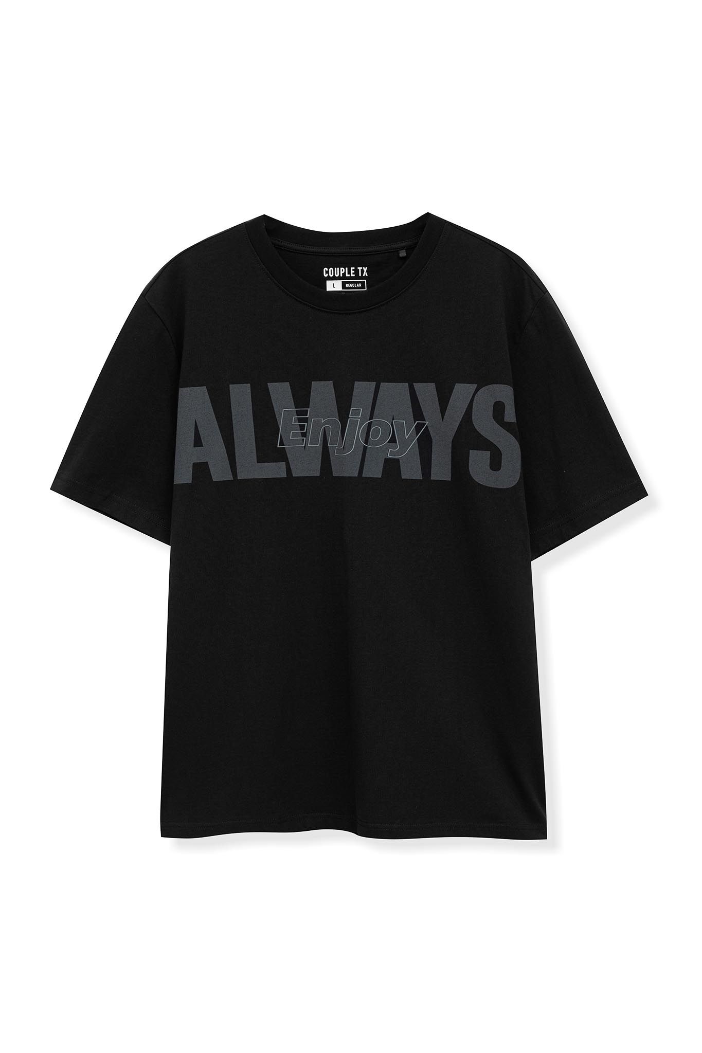 Áo Thun Trẻ Em In Thêu Typo Always Enjoy KTS 3196 - Áo Thun Trẻ Em Coupletx In Thêu Typo Always Enjoy KTS 3196