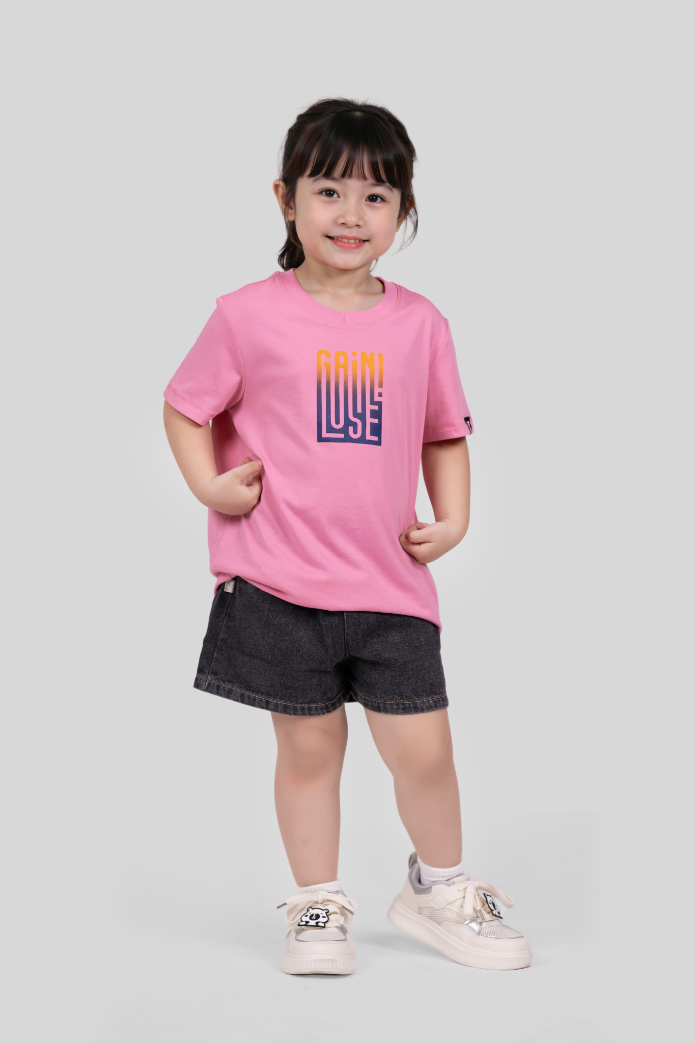 Áo Thun Trẻ Em Typo Gain Lose KTS 3435