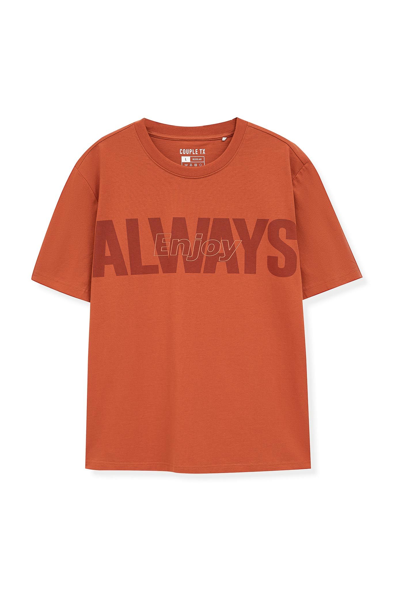 Áo Thun Trẻ Em In Thêu Typo Always Enjoy KTS 3196 - Áo Thun Trẻ Em Coupletx In Thêu Typo Always Enjoy KTS 3196