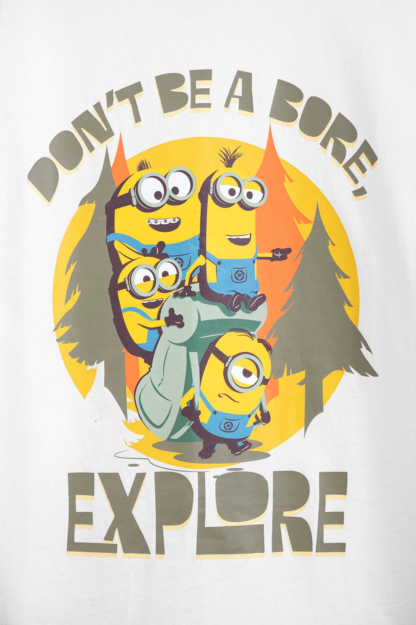Áo Thun Trẻ Em Relax Fix Minions In Explore KTS 3212 -