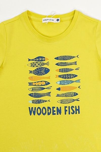 Áo Thun Trẻ Em in Wooden Fish KTS 5051