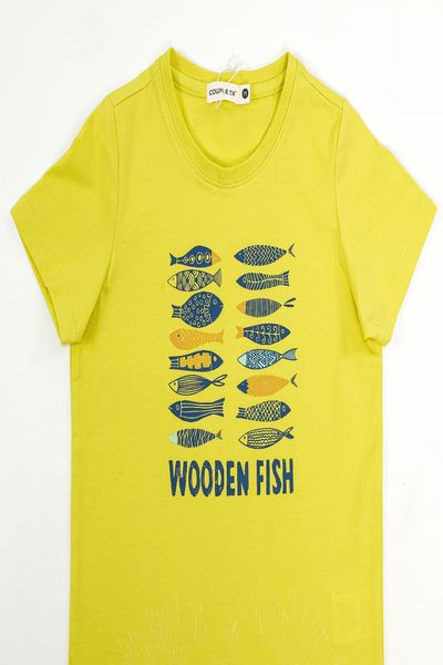 Áo Thun Trẻ Em in Wooden Fish KTS 5051