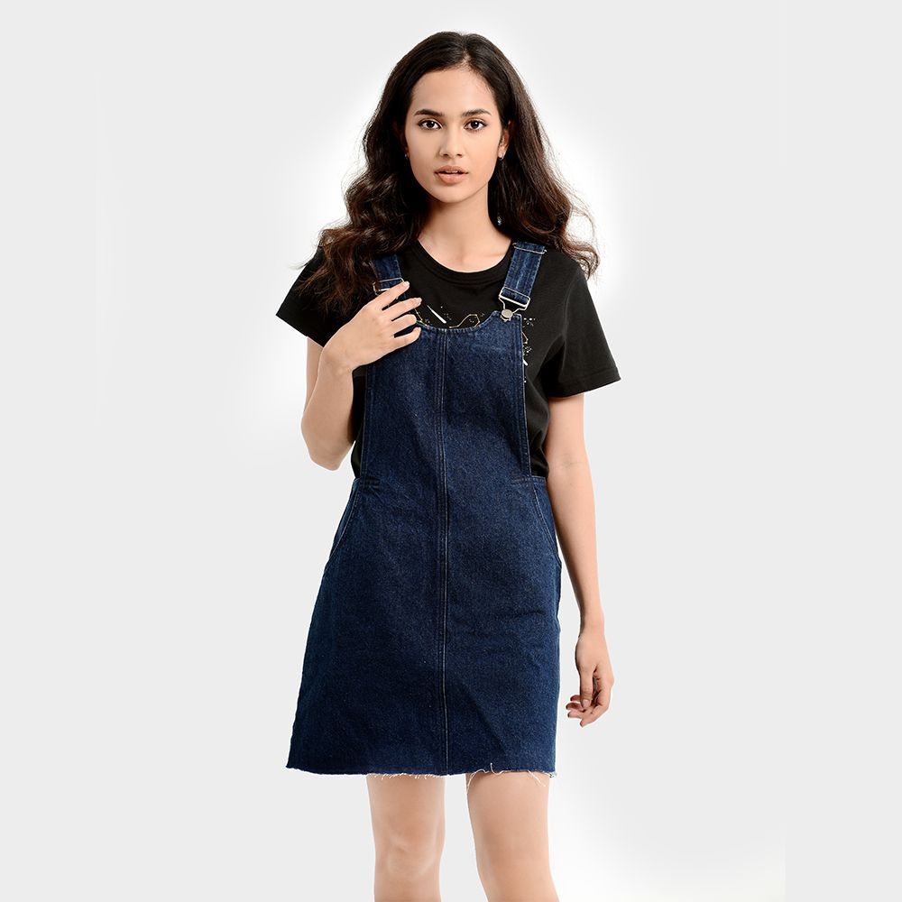 Yếm Jeans Nữ 2 Túi Sau WSK 4009