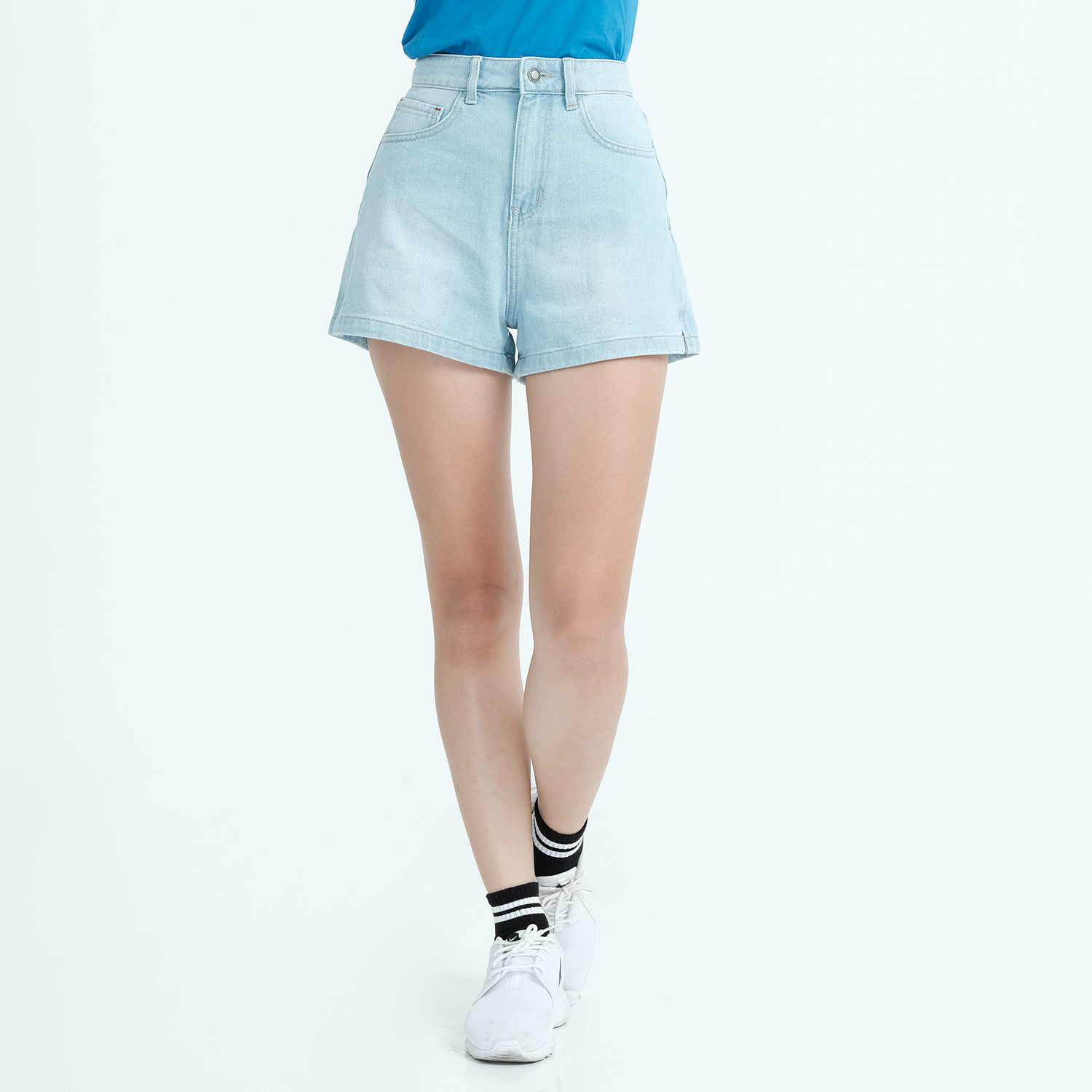 Quần Jeans Short Mom Nữ Lưng Cao WJS 4006