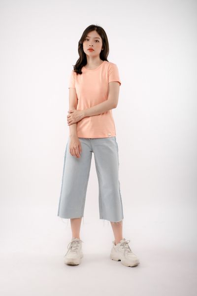 Áo Thun Nữ Basic Cổ Tròn WTS 4056