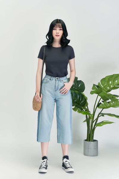 Áo Thun Nữ Basic Cổ Tròn WTS 4056