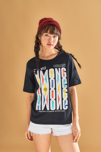 Áo Thun Nữ Graphic Hmong WTS 2027
