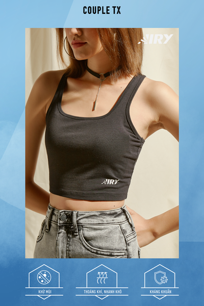 Áo Thun Ba Lỗ Croptop Cotton Bamboo Airy Line WTS 4082