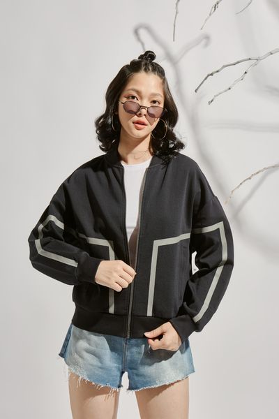 Áo Khoác Bomber Viền Phản Quang OOW 1018