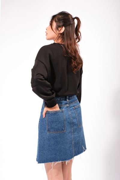 Áo Sweater Túi Dây Kéo Tay OSW 1002