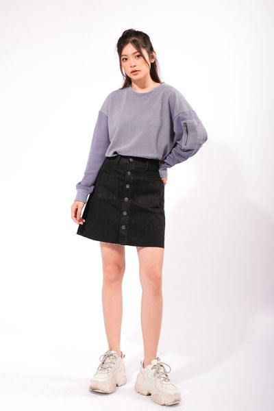 Chân Váy Jeans Nữ Chữ A WSK 4014