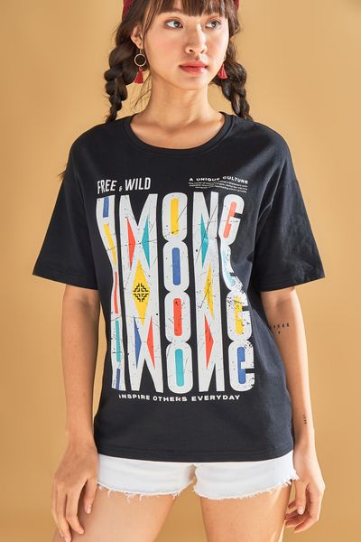 Áo Thun Nữ Graphic Hmong WTS 2027