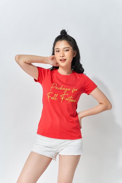 Áo Thun Package For Full Fortune Nữ WTS 2039