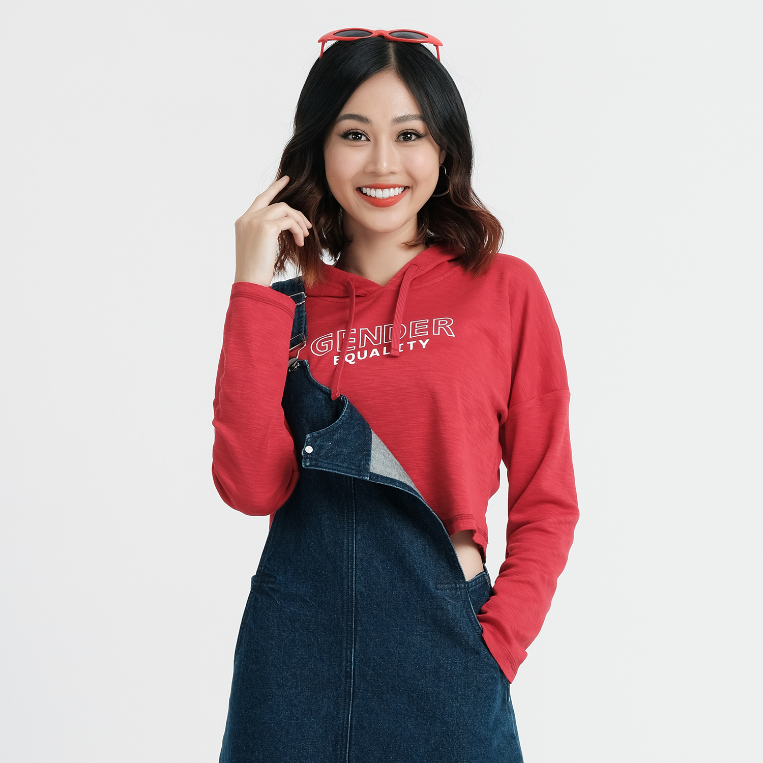ÁO KHOÁC HOODIE CROPTOP OSE 1014