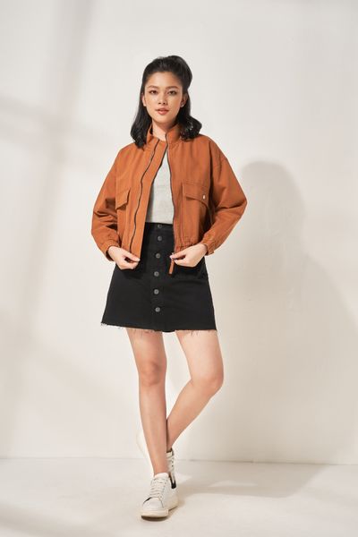 Áo Khoác Khaki Nữ WOF 2001