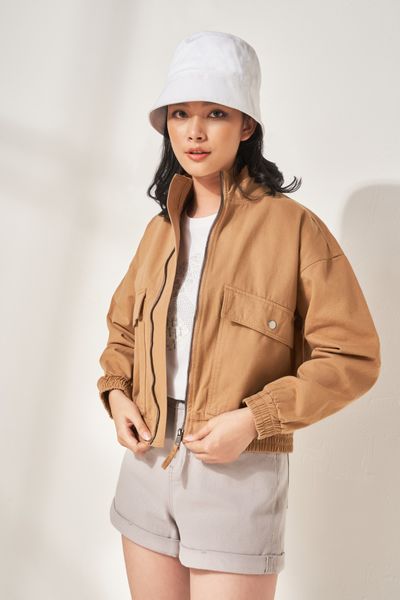 Áo Khoác Khaki Nữ WOF 2001
