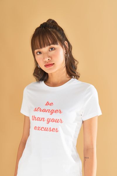 Áo Thun Nữ Form Slim Be Stronger WTS 2018