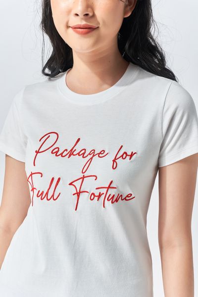 Áo Thun Package For Full Fortune Nữ WTS 2039