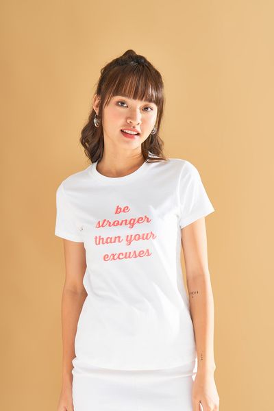Áo Thun Nữ Form Slim Be Stronger WTS 2018