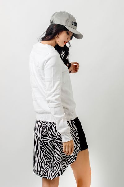 Áo Sweater Nữ Len Dệt Gân Ngang OSW 1011