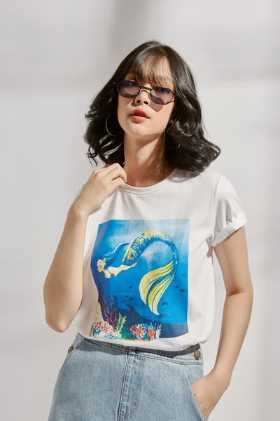 Áo Thun Nữ Family Under The Sea WTS 4071