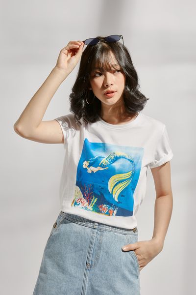 Áo Thun Nữ Family Under The Sea WTS 4071