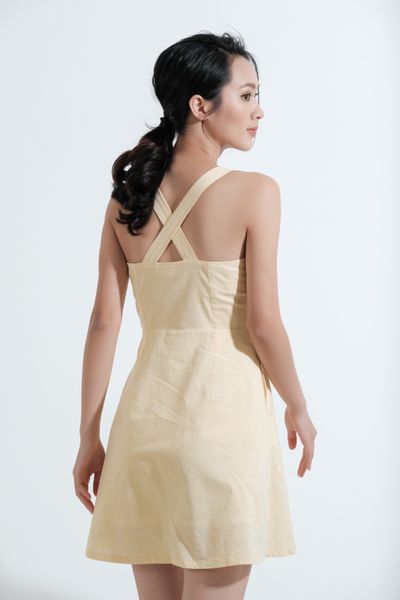 Đầm Nữ Cổ Vuông Kết Hợp CSW 2003