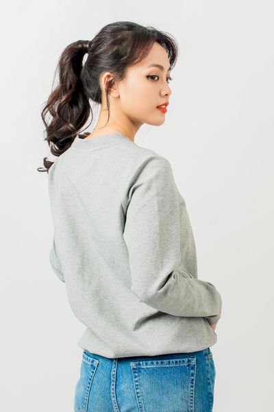 Áo Sweater Nữ Túi Dây Kéo OSW 1010
