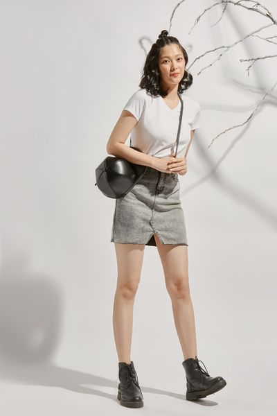 Váy Jean nữ Ngắn Tưa Lai WSK 4018