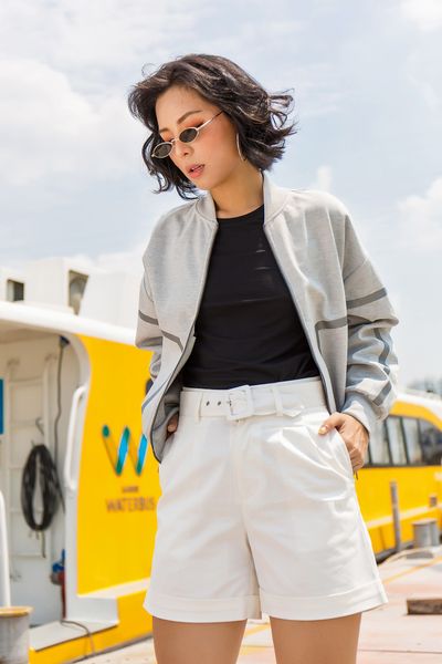 Áo Khoác Bomber Viền Phản Quang OOW 1018