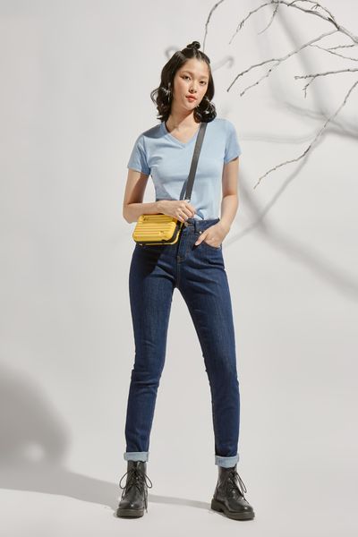 Quần Jeans Dài Nữ WJL 4014