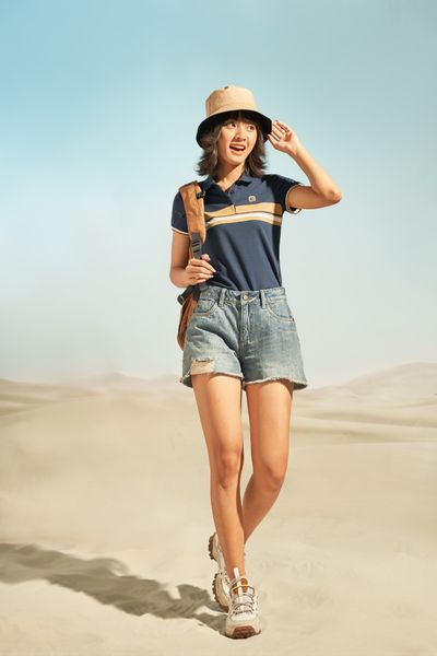 Áo Polo Nữ Sọc Ngang WPO 4022