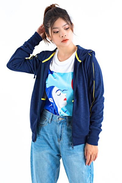 Áo Khoác Nữ Viền Màu OOW 1011