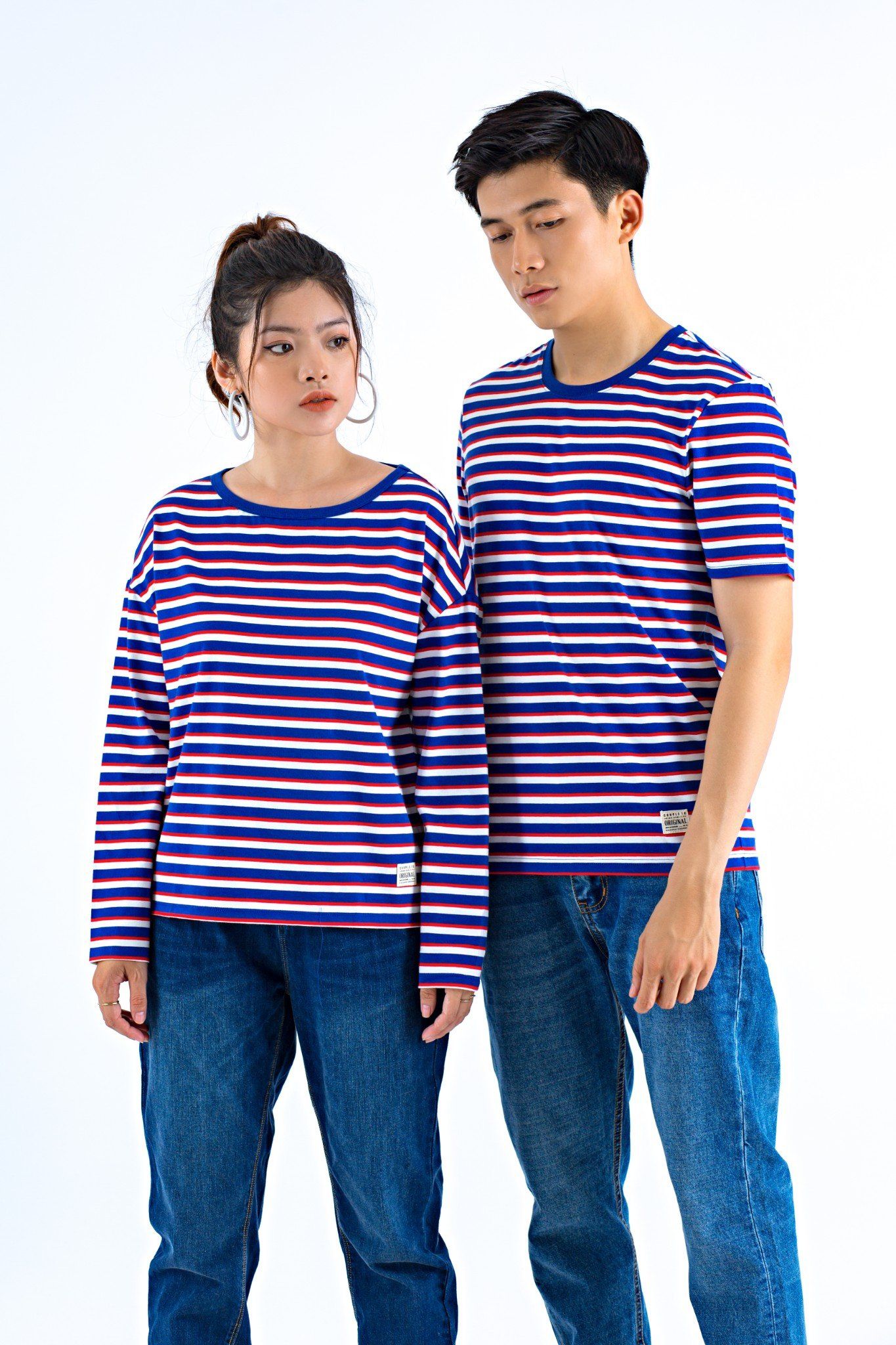 Áo Thun Nữ Sọc 2 Màu WTS 4044 -