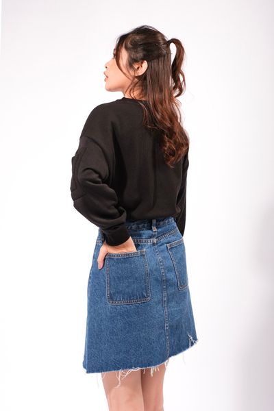 Chân Váy Jeans Nữ Chữ A WSK 4014
