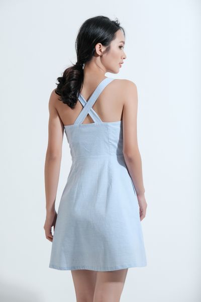 Đầm Nữ Cổ Vuông Kết Hợp CSW 2003