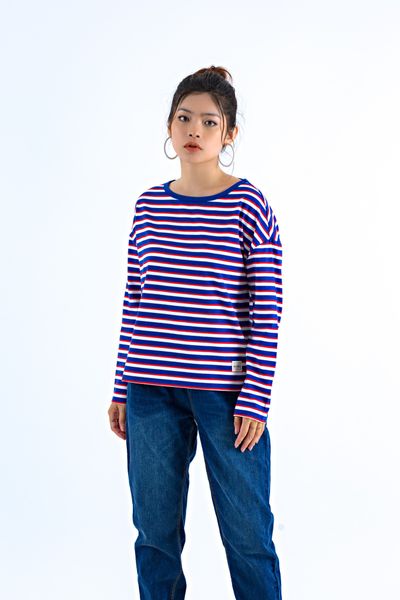 Áo Thun Nữ Sọc 2 Màu WTS 4044