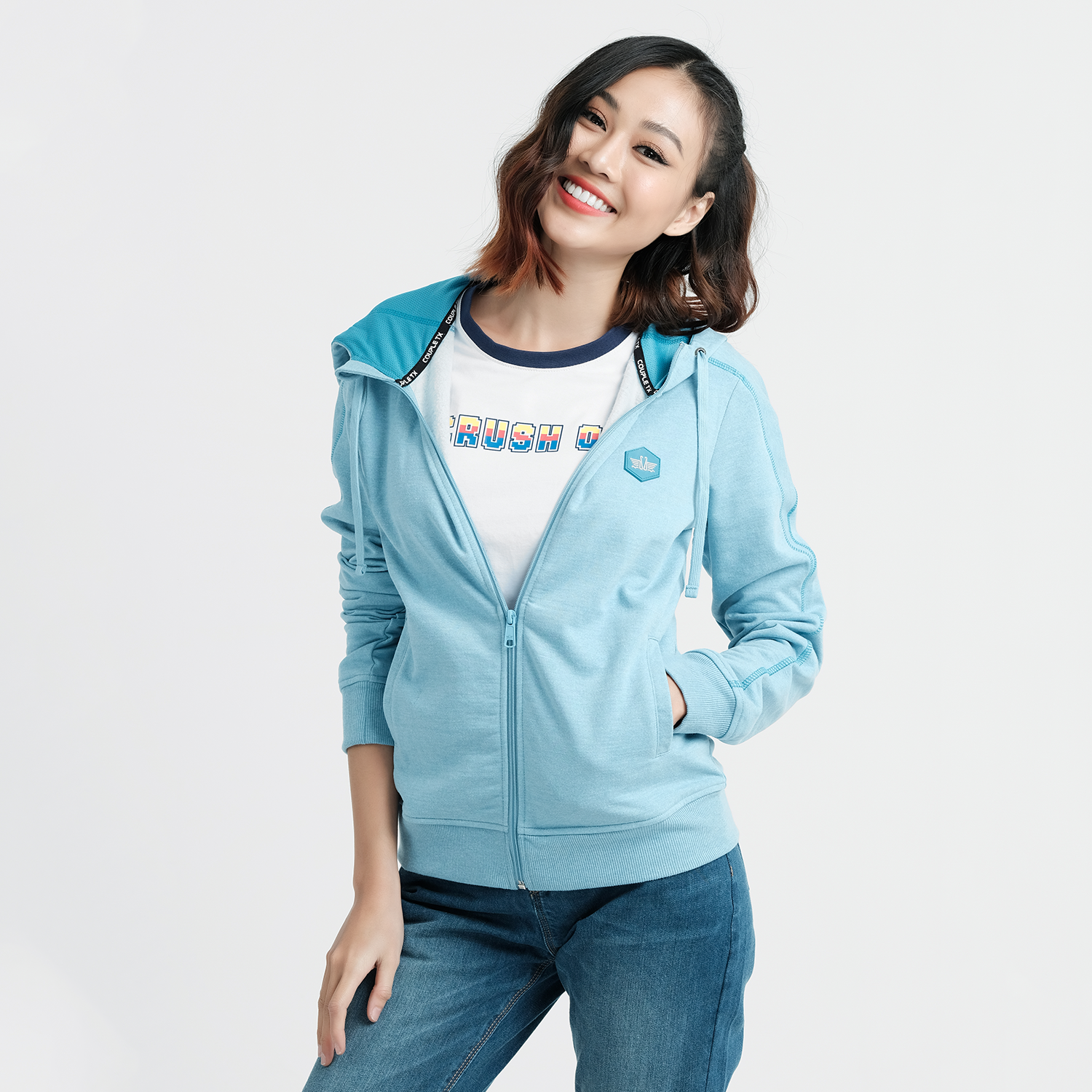 Áo khoác Nỉ Couple Vai OOR 1013