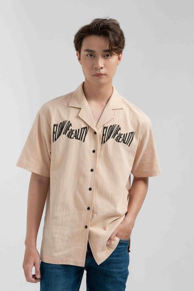 Áo Sơ Mi Nam Cổ Danton Relax In Trước Ngực MSH 1016