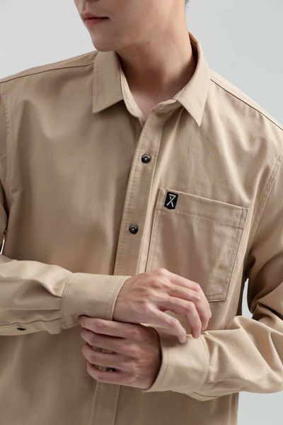 Sơ Mi Nam Khakis Túi Thêu MSH 1013