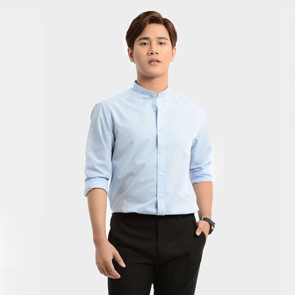 Áo Sơ Mi Tay Dài Cổ Lãnh Tụ MSH 3006