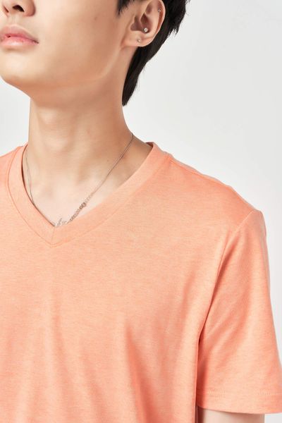 Áo Thun Cổ Tim Basic Nam MTS 1095