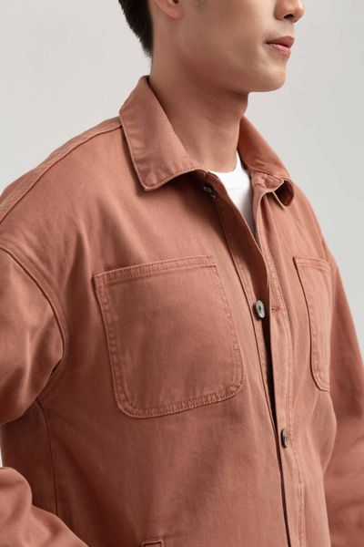 Áo Khoác Nam Jeans Nhuộm Màu MOF 1032
