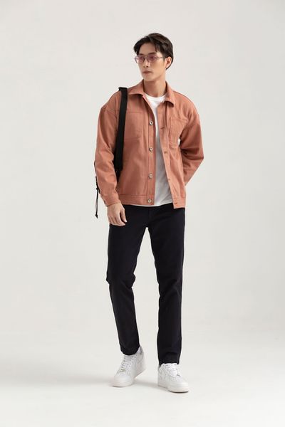 Áo Khoác Nam Jeans Nhuộm Màu MOF 1032