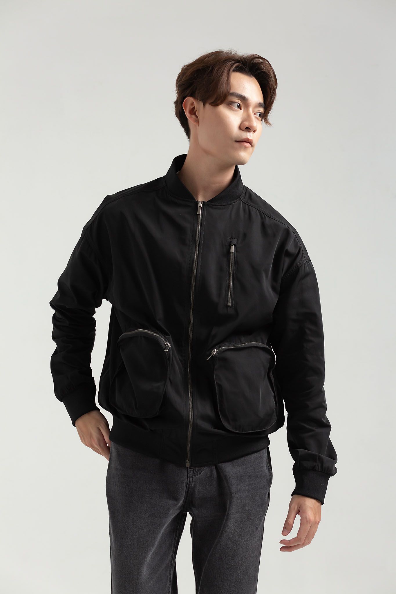 Áo Khoác Dù Nam Bomber Túi Hộp MOP 1028 -