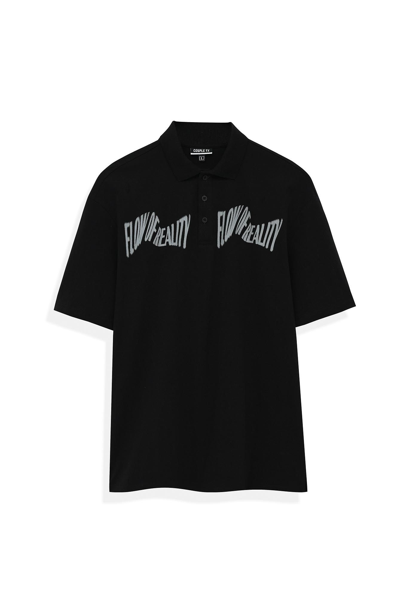 Áo Polo Nam Jersey Relax Fit In Typo Trước Ngực MPO 1025 -